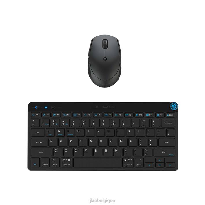 JLab aller ensemble souris-clavier accessoires J4HV147 noir