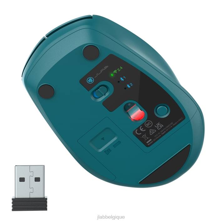 JLab allez à la souris sans fil accessoires J4HV152 sarcelle