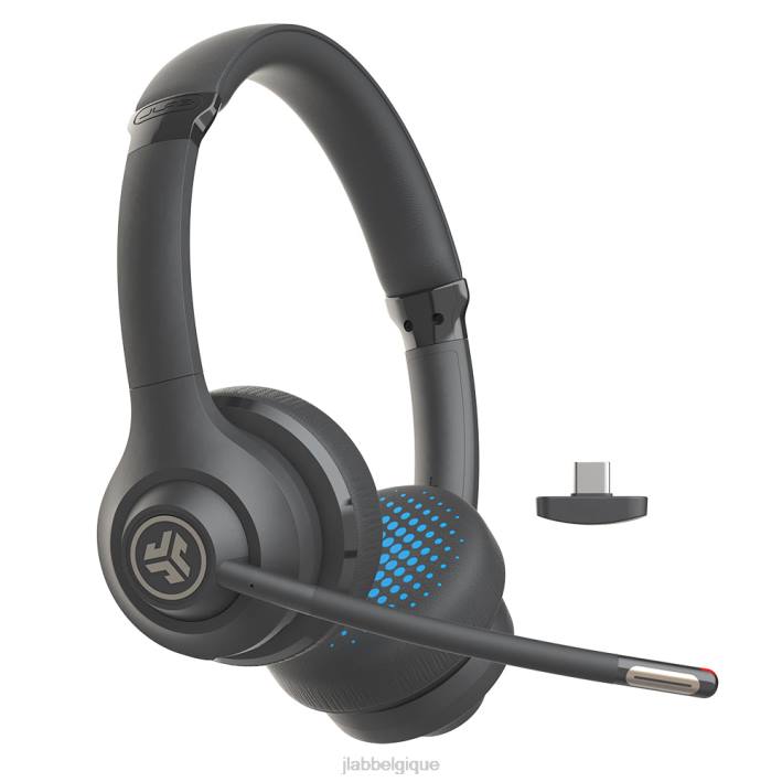 JLab aller travailler casque supra-auriculaire sans fil et filaire écouteurs J4HV1 noir