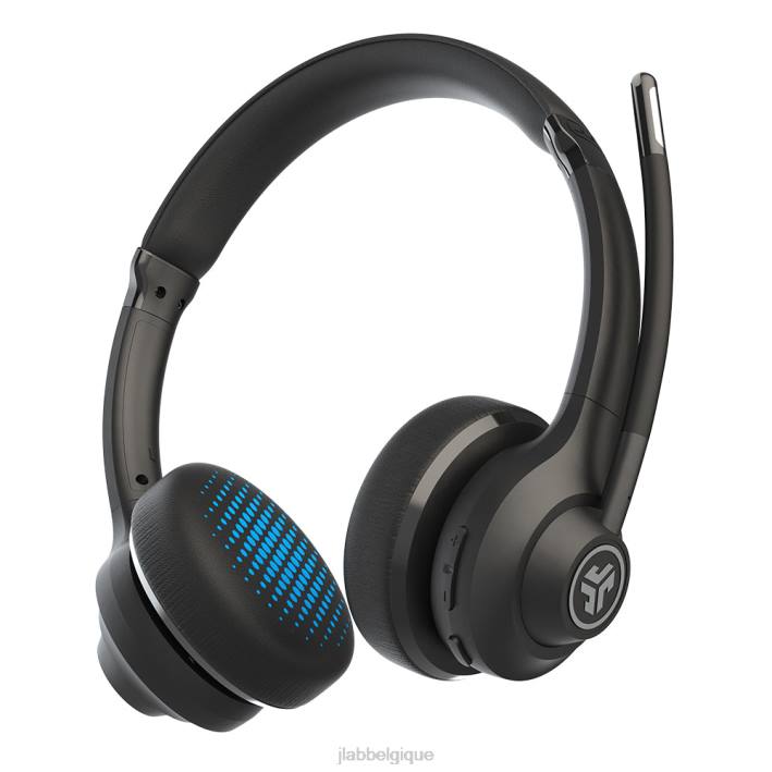JLab aller travailler casque supra-auriculaire sans fil et filaire écouteurs J4HV7 noir