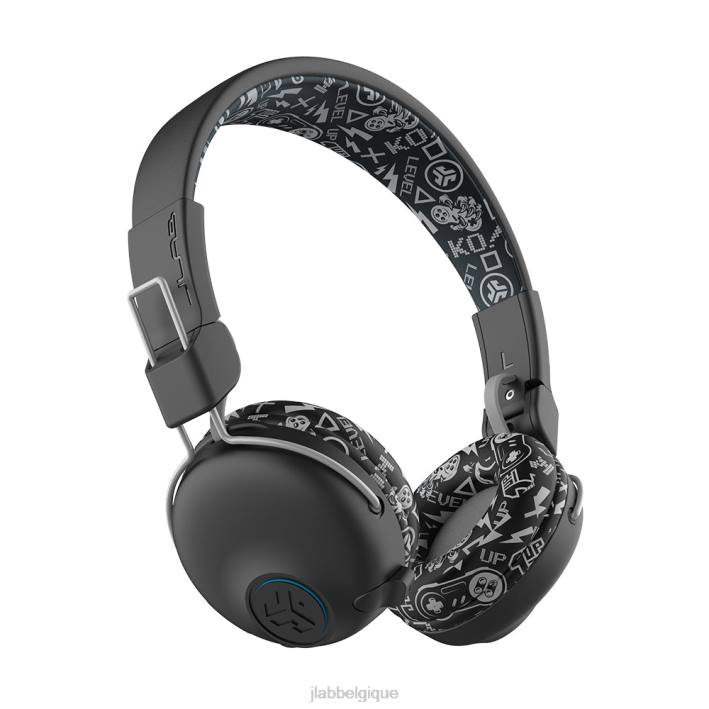 JLab jbuddies play gaming casque sans fil pour enfants écouteurs J4HV39 noir