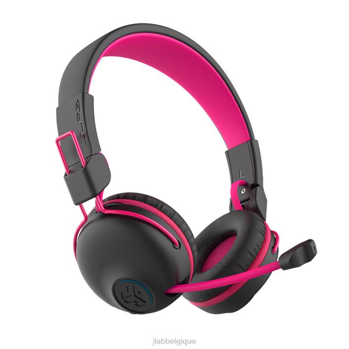 JLab jbuddies play gaming casque sans fil pour enfants écouteurs J4HV40 rose