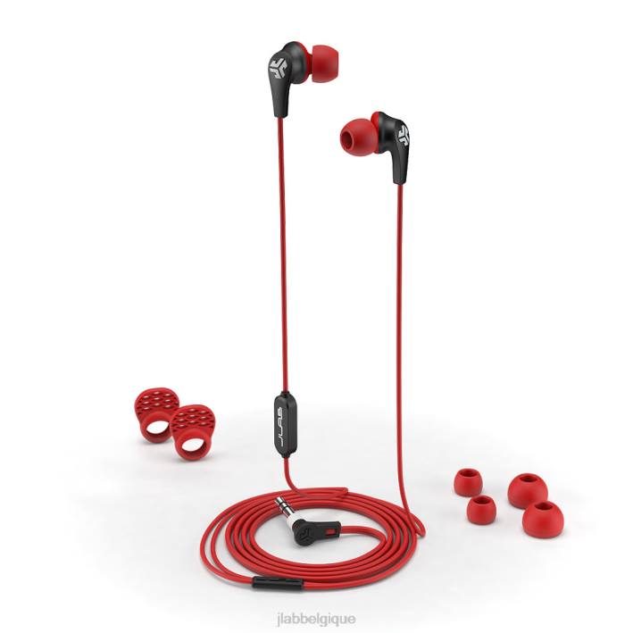 JLab écouteurs filaires jbuds pro signature écouteurs J4HV136 rouge