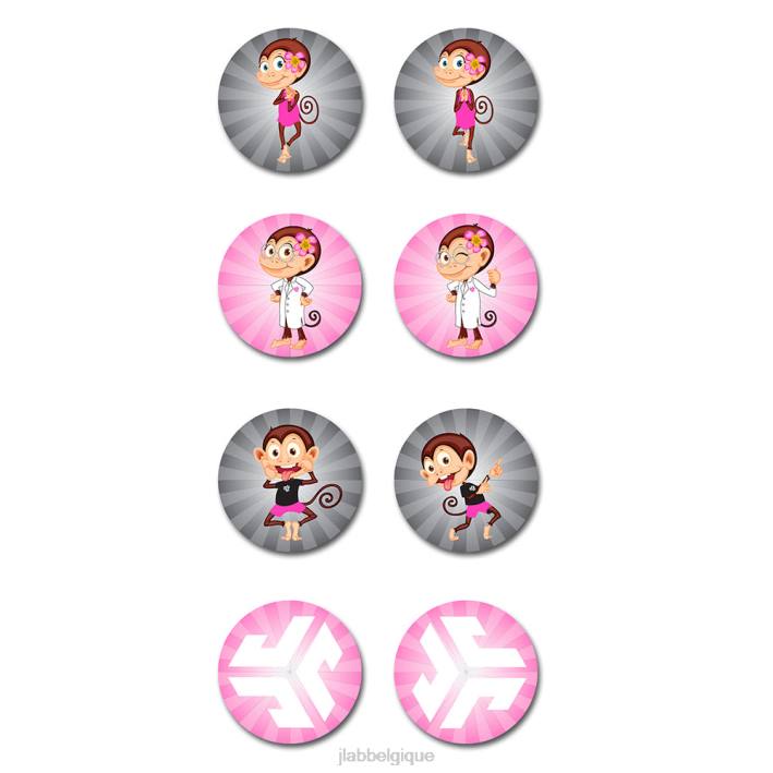 JLab écouteurs pliables pour enfants jbuddies écouteurs J4HV43 noir/rose