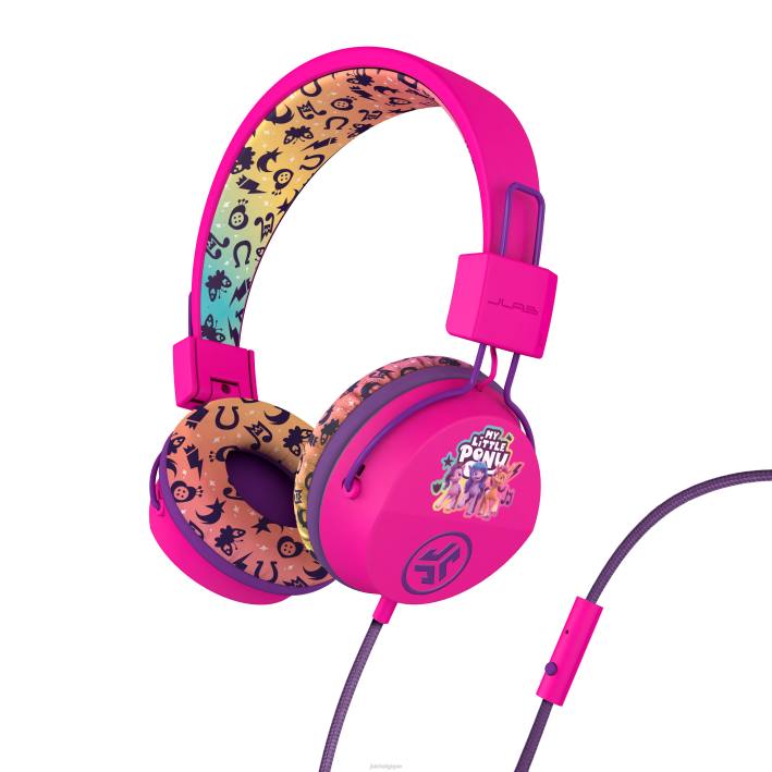 JLab écouteurs supra-auriculaires pour enfants My Little Pony Jbuddies Studio écouteurs J4HV41 mon petit Poney