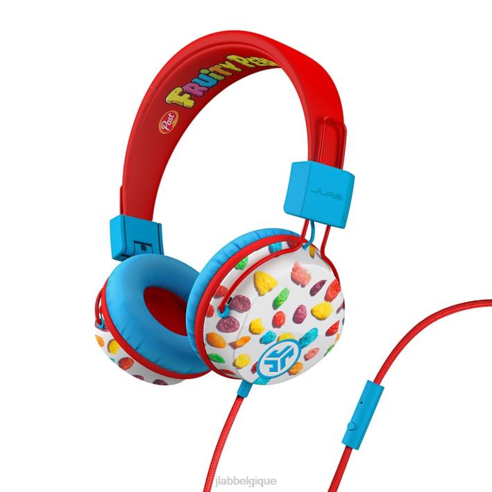 JLab fruity cailloux casque supra-auriculaire pour enfants jbuddies studio écouteurs J4HV42 galets fruités