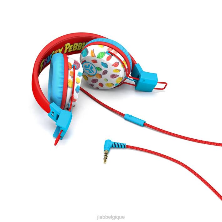 JLab fruity cailloux casque supra-auriculaire pour enfants jbuddies studio écouteurs J4HV42 galets fruités