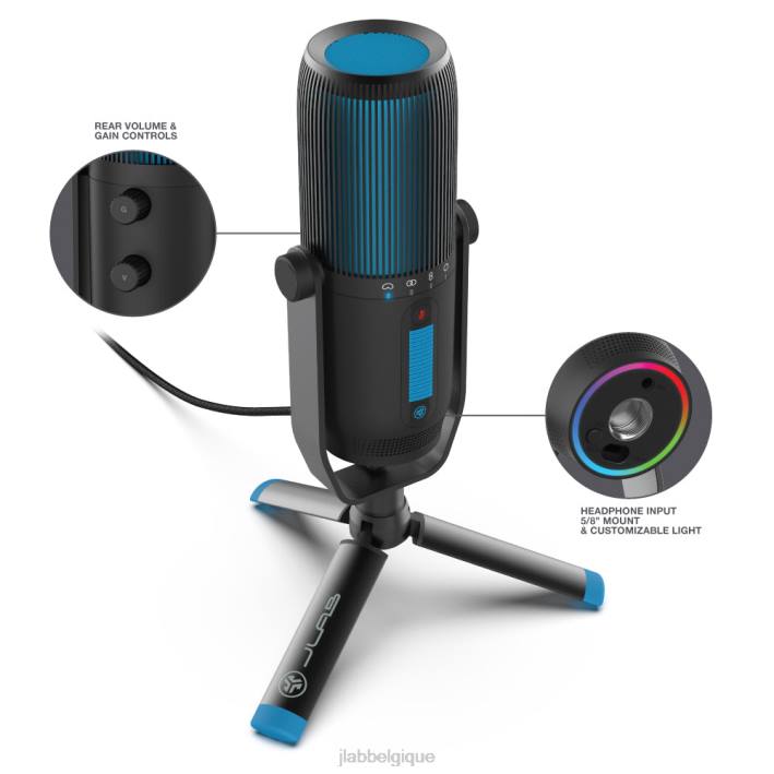 JLab parler pro microphone usb écouteurs J4HV164 noir
