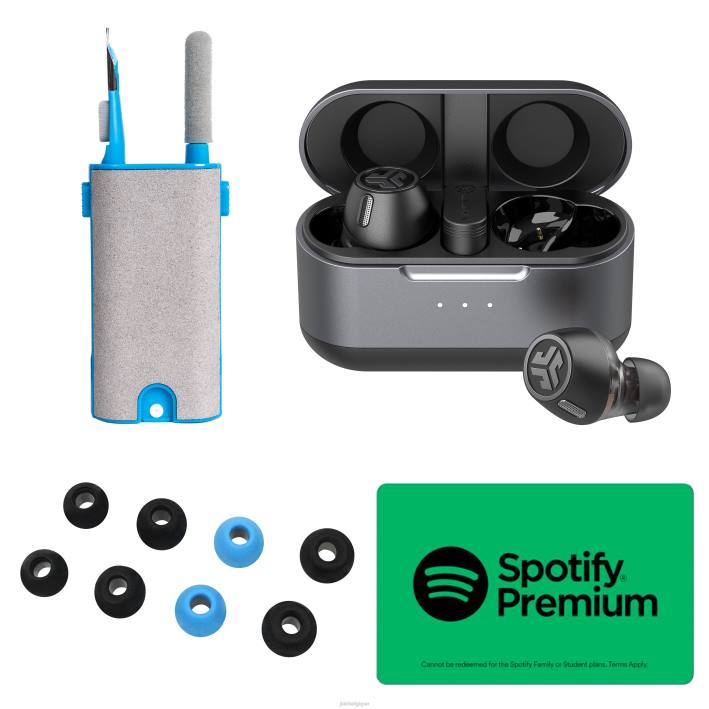 JLab Ensemble Epic Lab Edition et véritables écouteurs sans fil écouteurs J4HV20 noir