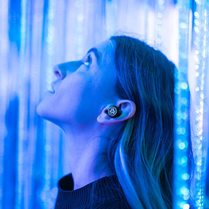 JLab Ensemble Epic Lab Edition et véritables écouteurs sans fil écouteurs J4HV20 noir