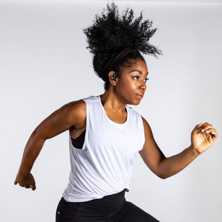 JLab Epic Air Sport et véritables écouteurs sans fil écouteurs J4HV16 noir