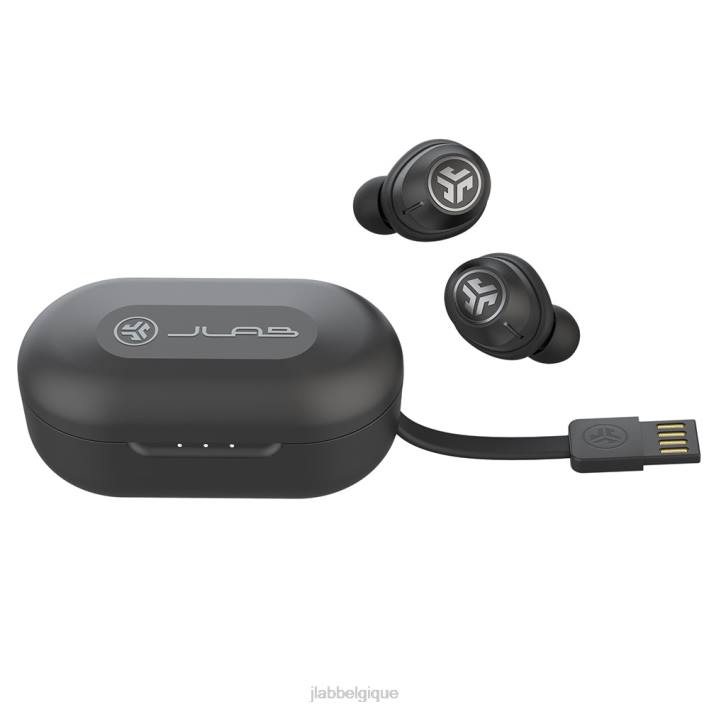 JLab jbuds air et véritables écouteurs sans fil écouteurs J4HV17 noir