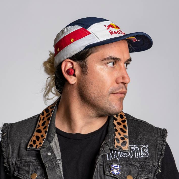 JLab allez air de vrais écouteurs sans fil écouteurs J4HV51 rouge