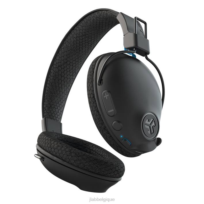 JLab jouer au casque supra-auriculaire sans fil de jeu pro écouteurs J4HV58 noir