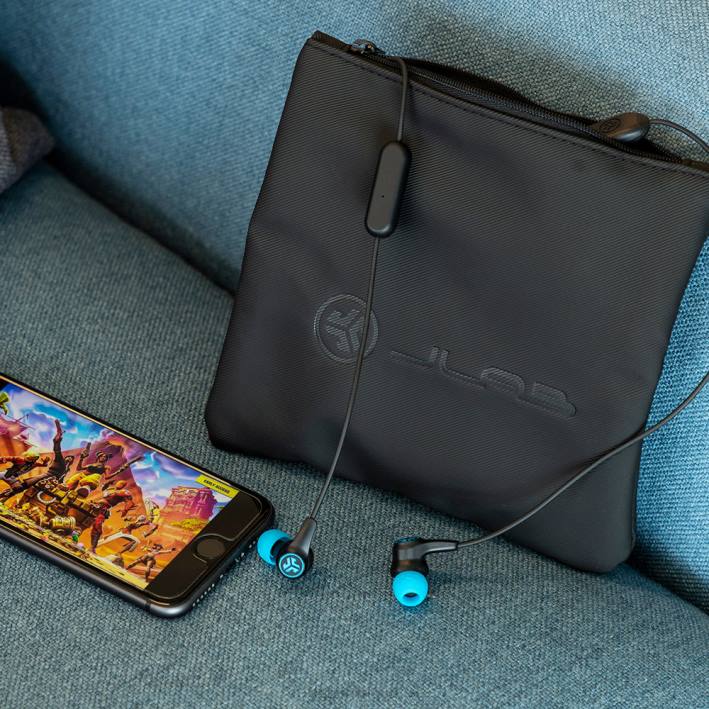 JLab jouer aux écouteurs sans fil de jeu écouteurs J4HV62 noir