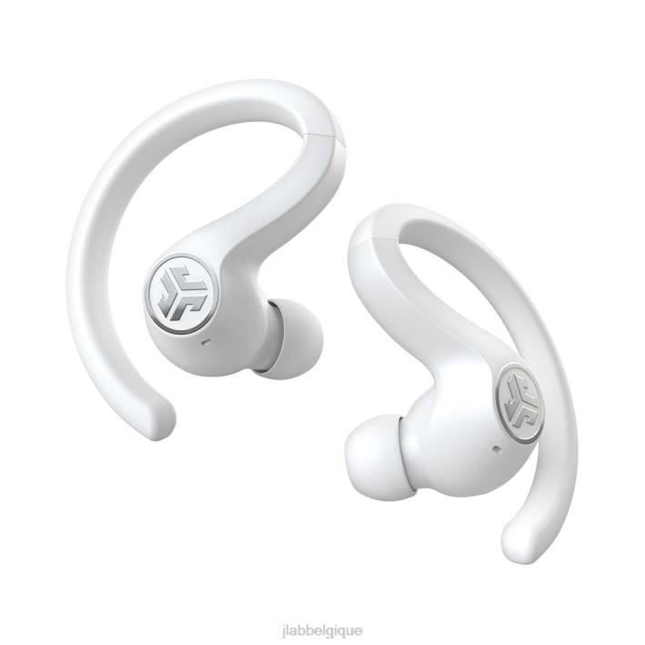 JLab nouveaux jbuds air sport vrai sans fil écouteurs J4HV61 blanc