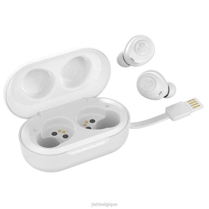 JLab nouveaux jbuds air true sans fil écouteurs J4HV64 blanc