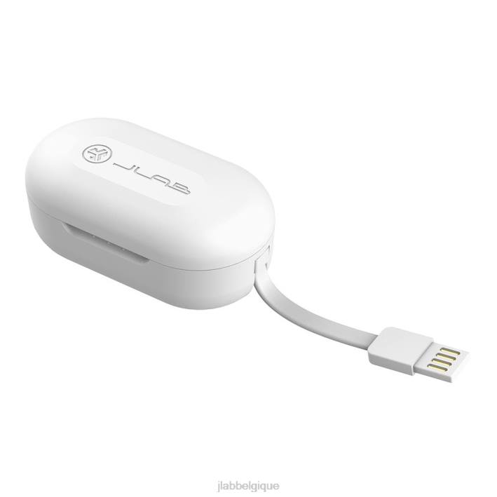 JLab nouveaux jbuds air true sans fil écouteurs J4HV64 blanc