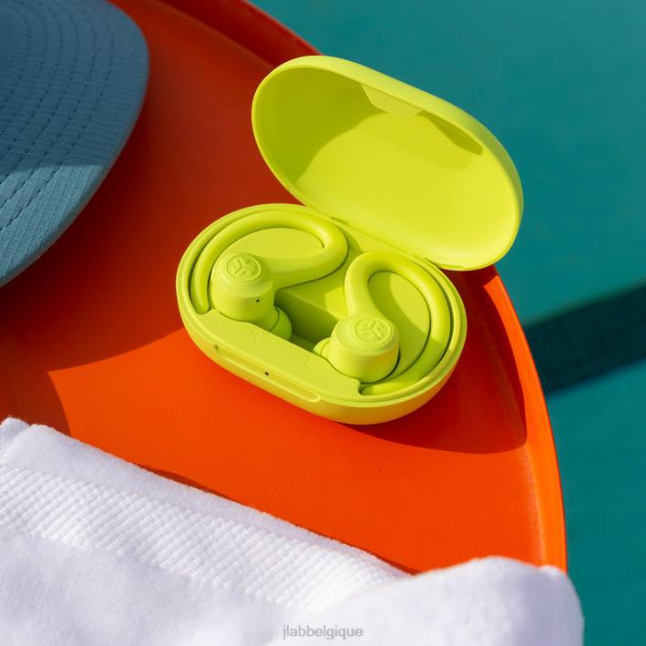 JLab véritables écouteurs sans fil Go Air Sport écouteurs J4HV93 jaune