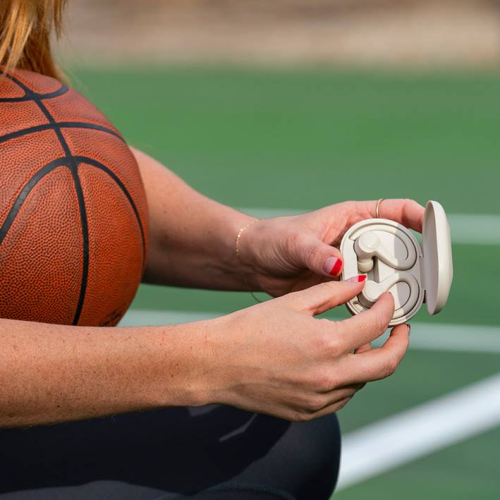 JLab véritables écouteurs sans fil Go Air Sport écouteurs J4HV95 sable