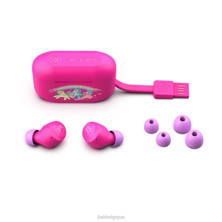 JLab véritables écouteurs sans fil go air pop en édition limitée écouteurs J4HV106 mon petit Poney