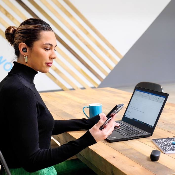 JLab véritables écouteurs sans fil jbuds air pro écouteurs J4HV109 noir